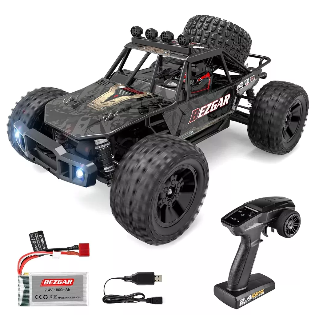 1-10-scale-beginner-rc-truck-4wd-high-speed-48km-h-all-terrains-rc-car-off-ro 1:10 Scale Beginner Rc Truck, 4Wd High Speed 48Km/H All Terrains Rc Car Off Ro