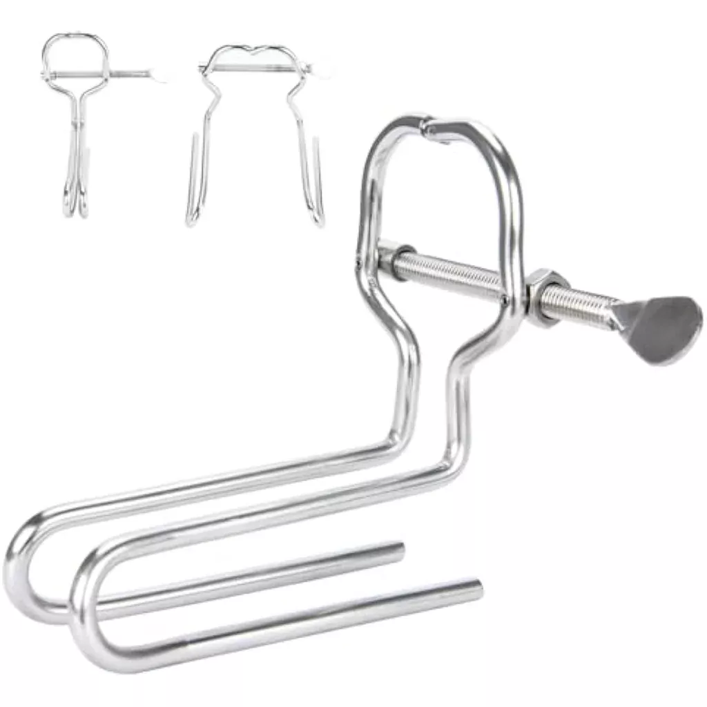 1'' To 6''Adjustable Anal/Vaginal Expander, Smooth Stainless Steel Butt Plug With Flexible Size Expansion, Easily-Operated Screw Type Stimulating Devices For Bdsm Or Anal Training Lgbtq+ Friendly