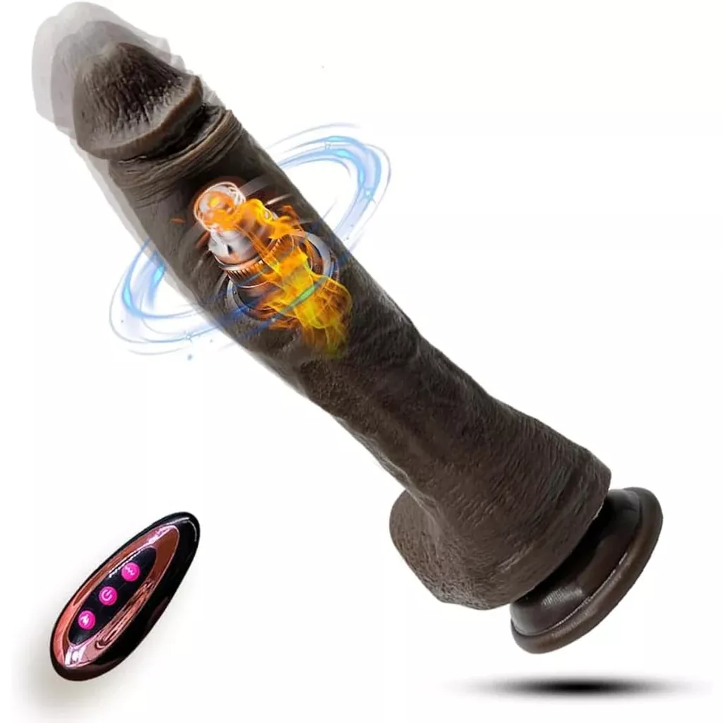 10-6-thrusting-dildo-vibrator-women-realistic-vibrating-dildo-with-remote-contro 10.6" Thrusting Dildo Vibrator For Women, Realistic Vibrating Dildo With Remote Control Swing & 9 Vibrations Modes, Silicone Telescopic Dildos Sex Toys For Men Couple G-Spot Anal Stimulation