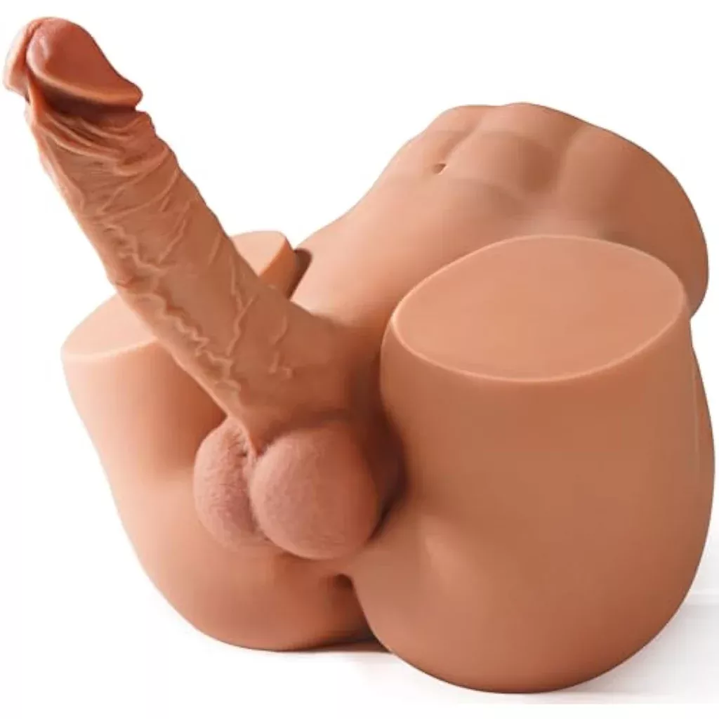 10-8lb-male-sex-doll-with-flexible-dildo-realistic-sex-dolls-6-8in-huge-cock-fem 10.8Lb Male Sex Doll With Flexible Dildo, Realistic Sex Dolls 6.8In Huge Cock For Female Masturbation, Tight Anal Butt For Gay Sex Toys, Unisex Masturbator Sex Doll For Women Men Couple Sex Toy