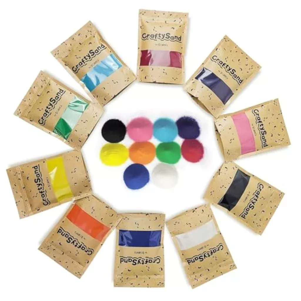 10-color-craft-sand-pack-11-lbs-vibrant-craft-sand-play-sand 10 Color Craft Sand Pack - 11 lbs Vibrant Craft Sand & Play Sand