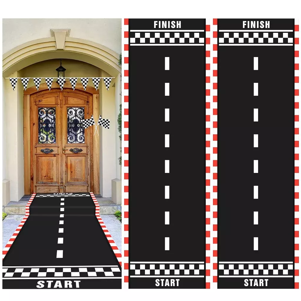 10-feet-long-racetrack-floor-running-racer-party-decoration-mat-fold-race-t 10 Feet Long Racetrack Floor Running Racer Party Decoration Mat Fold Race T