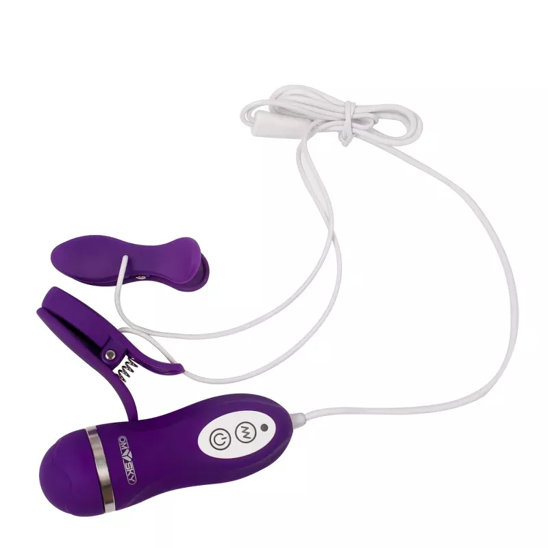 10-frequency-vibrating-nipple-clamp-stimulator-sex-toys-women 10-Frequency Vibrating Nipple Clamp Stimulator / Sex Toys for Women