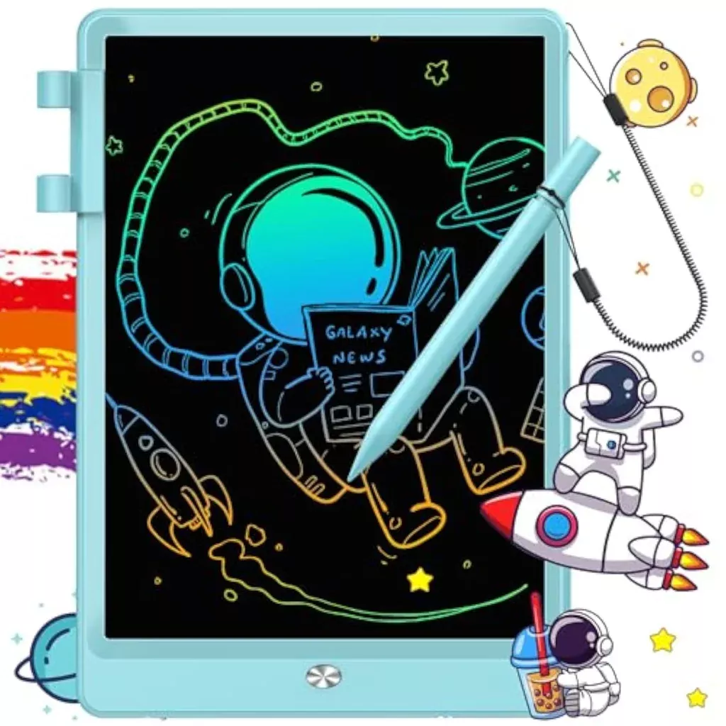 10-inch-lcd-writing-tablet-kids-ages-3-8-colorful-doodle-travel-board 10 Inch LCD Writing Tablet for Kids Ages 3-8, Colorful Doodle & Travel Board