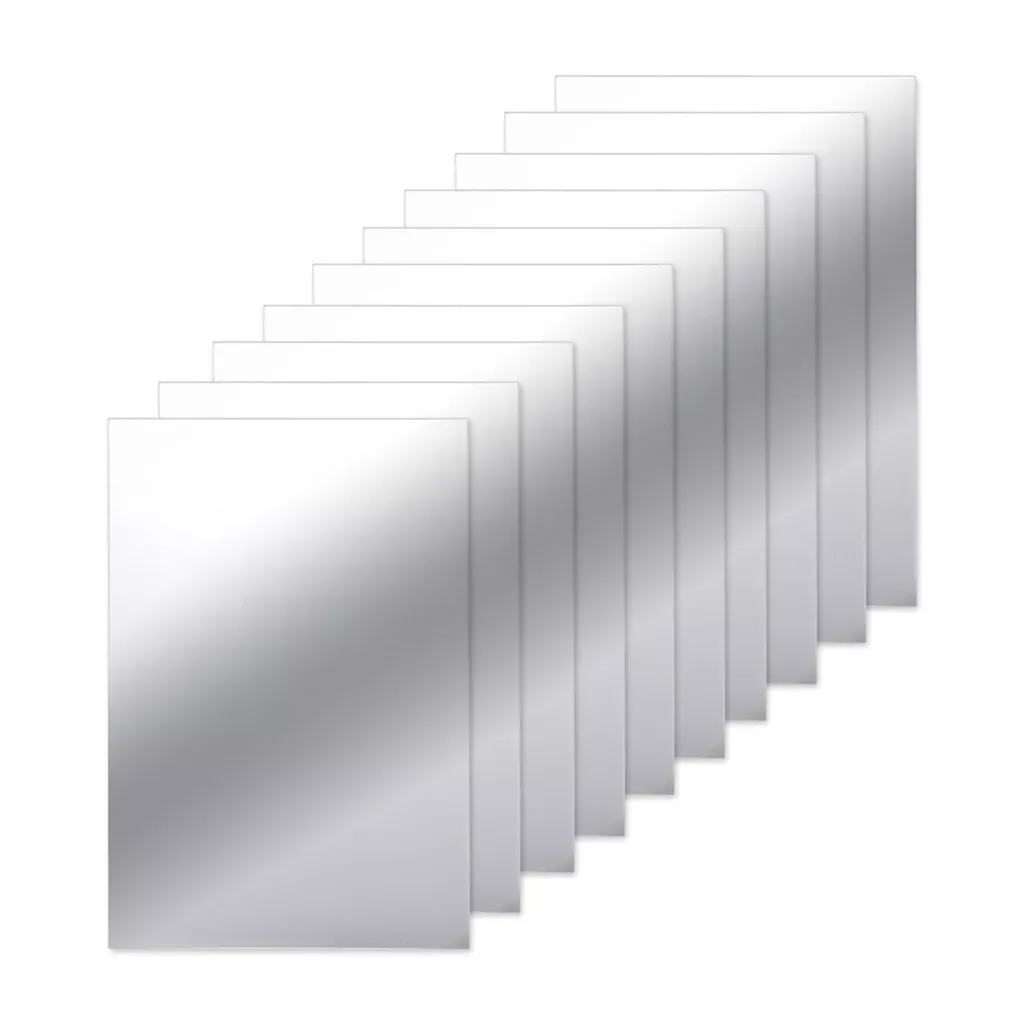 10-pieces-self-adhesive-mirror-tiles-wall-cut-to-size-mirror-stickers-flexible 10 Pieces Self Adhesive Mirror Tiles Wall Cut To Size Mirror Stickers Flexible