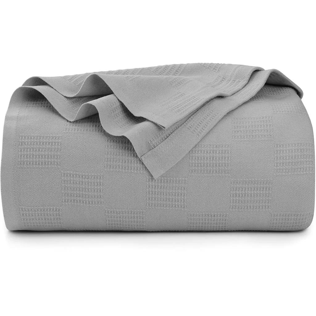 100-cotton-blanket-throw-size-60x50-inches-350gsm-lightweight-thermal-bla 100% Cotton Blanket (Throw Size - 60X50 Inches) 350Gsm Lightweight Thermal Bla