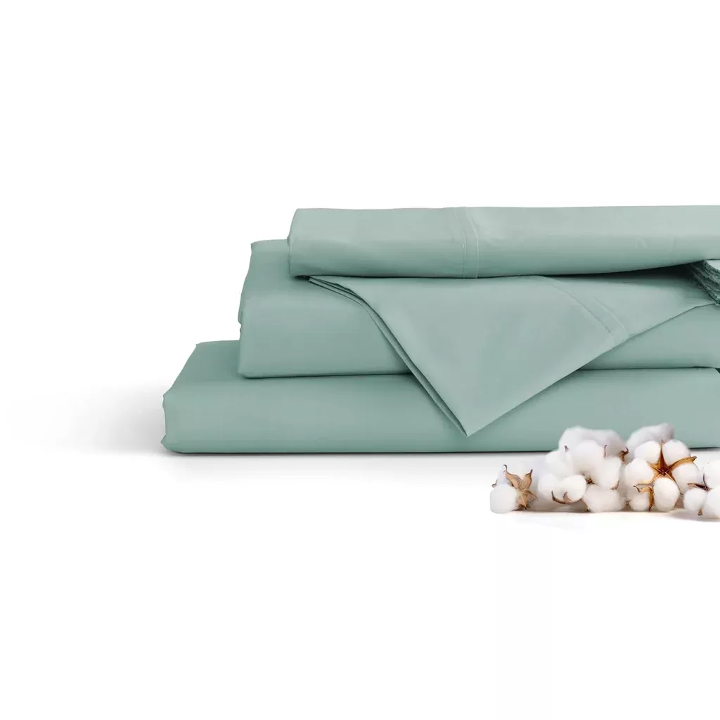 100-cotton-percale-sheets-queen-size-pastel-turk-deep-pocket-4-pieces-shee 100% Cotton Percale Sheets Queen Size, Pastel Turk, Deep Pocket, 4 Pieces Shee