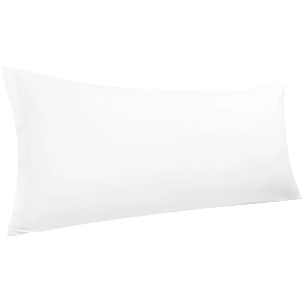 100-egyptian-cotton-pillowcase-body-pillow-cover-300-thread-count-soft-b 100% Egyptian Cotton Pillowcase Body Pillow Cover, 300 Thread Count Soft And B