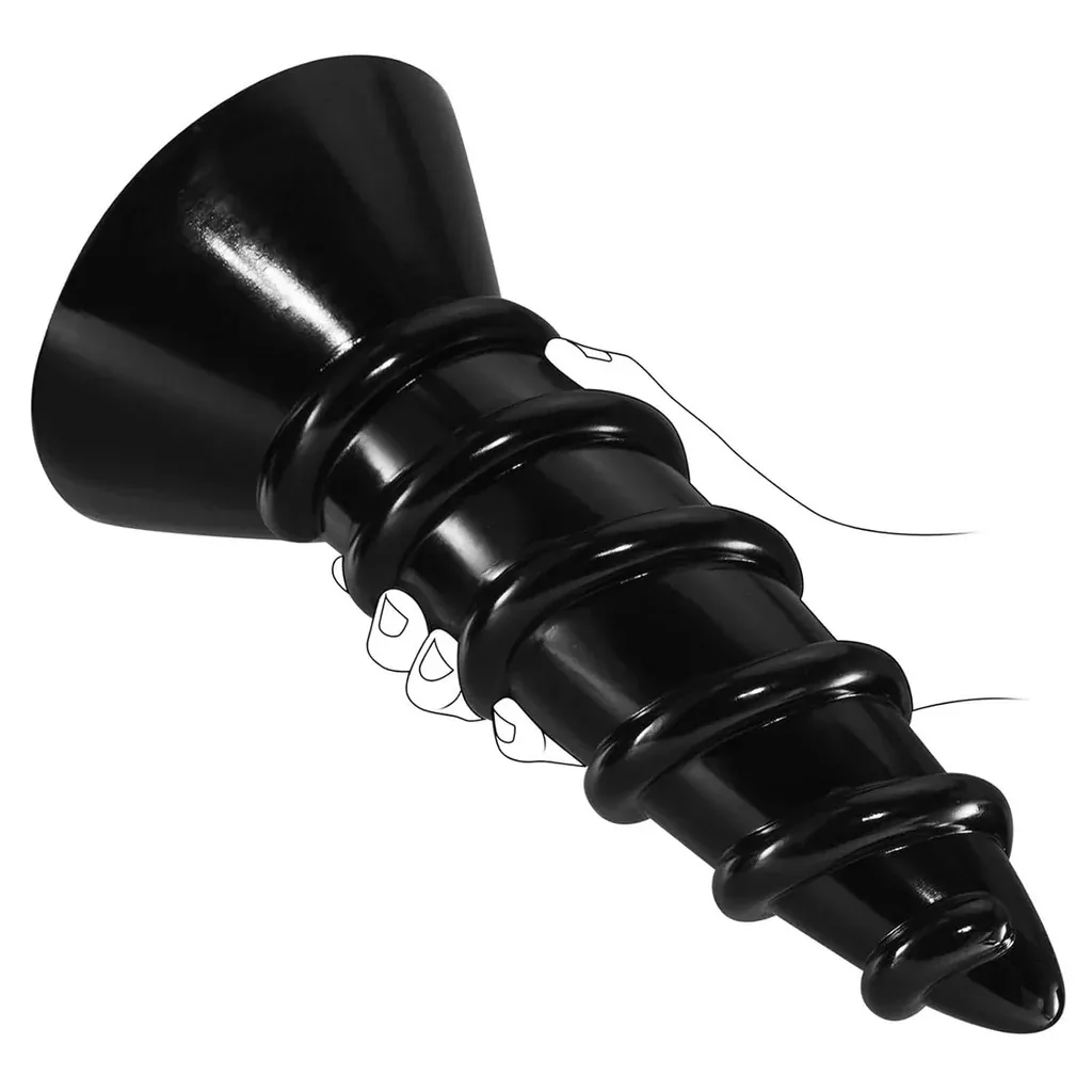 11-41-x-3-03-super-big-thick-wide-girth-butt-plug-threaded-nail-shaped-g-spot-di 11.41'' X 3.03'' Super Big Thick Wide Girth Butt Plug, Threaded-Nail-Shaped G-Spot Dildo, Anal Opening Trainer Butt Stretcher, Suction Cup For Hands-Free Play, Adult Sex Toys For Advanced Men Women