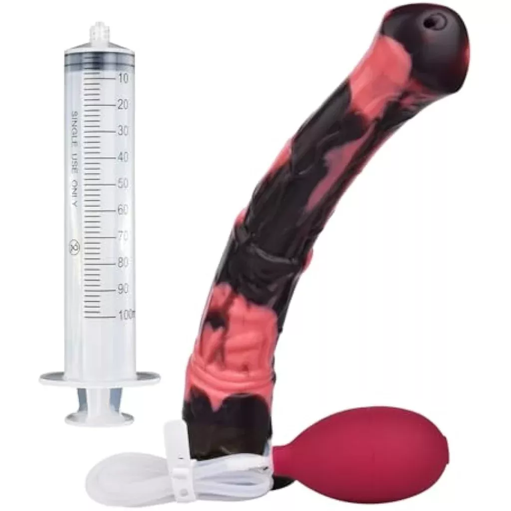 11-6-inch-silicone-made-multi-color-soft-horse-dildo-squirting-dildo-fantasy-lon 11.6 Inch Silicone Made Multi-Color Soft Horse Dildo Squirting Dildo Fantasy Long Size With Suction Base Flexible