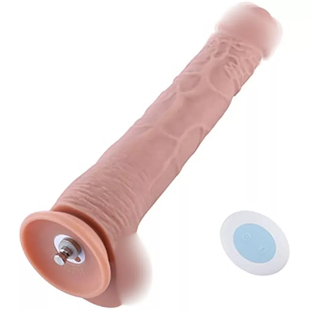 11-8-vibrating-dildo-with-3-speeds-4-modes-with-kliclok-system-extra-length-sili 11.8”Vibrating Dildo With 3 Speeds + 4 Modes With Kliclok System - Extra-Length Silicone Dildo For Advanced Users - 9.8" Insert-Able Length, Max Girth 6.7",Max Diameter 2.1" - Amazing Series