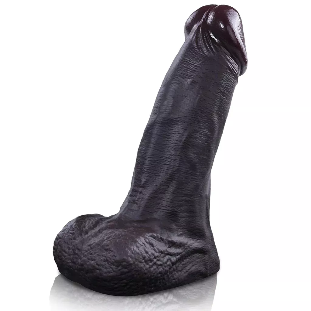 12-2-xxl-black-huge-thick-realistic-dildo-3-34-wide-dual-density-silicone-life-l 12.2" Xxl Black Huge Thick Realistic Dildo, 3.34" Wide Dual-Density Silicone Life-Like Girth Giant Dong With Strong Suction Cup, Extra Large Soft Skin-Feel Anal Dildo Sex Toy For Women And Men