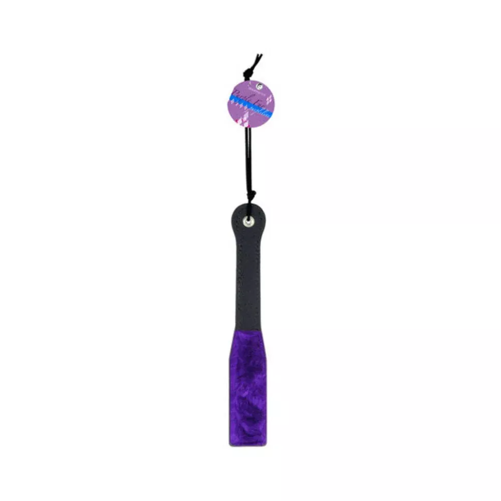 12-in-paddle-with-purple-faux-fur-lining 12 In. Paddle With Purple Faux Fur Lining