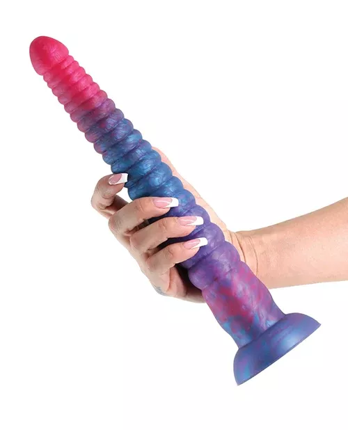 12-inch-long-pink-blue-dildo 12 Inch Long Pink and Blue Dildo