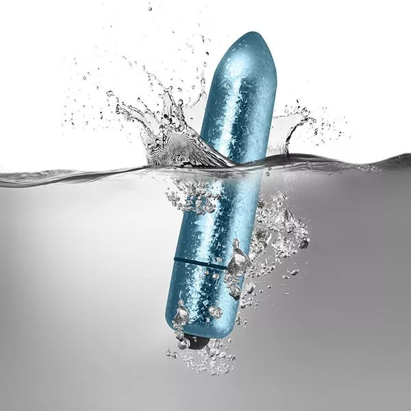 120mm-frosted-fleurs-multi-function-bullet-vibrator-waterproof-blue-rocks-off 120mm Frosted Fleurs Multi Function Bullet Vibrator Waterproof Blue Rocks-Off