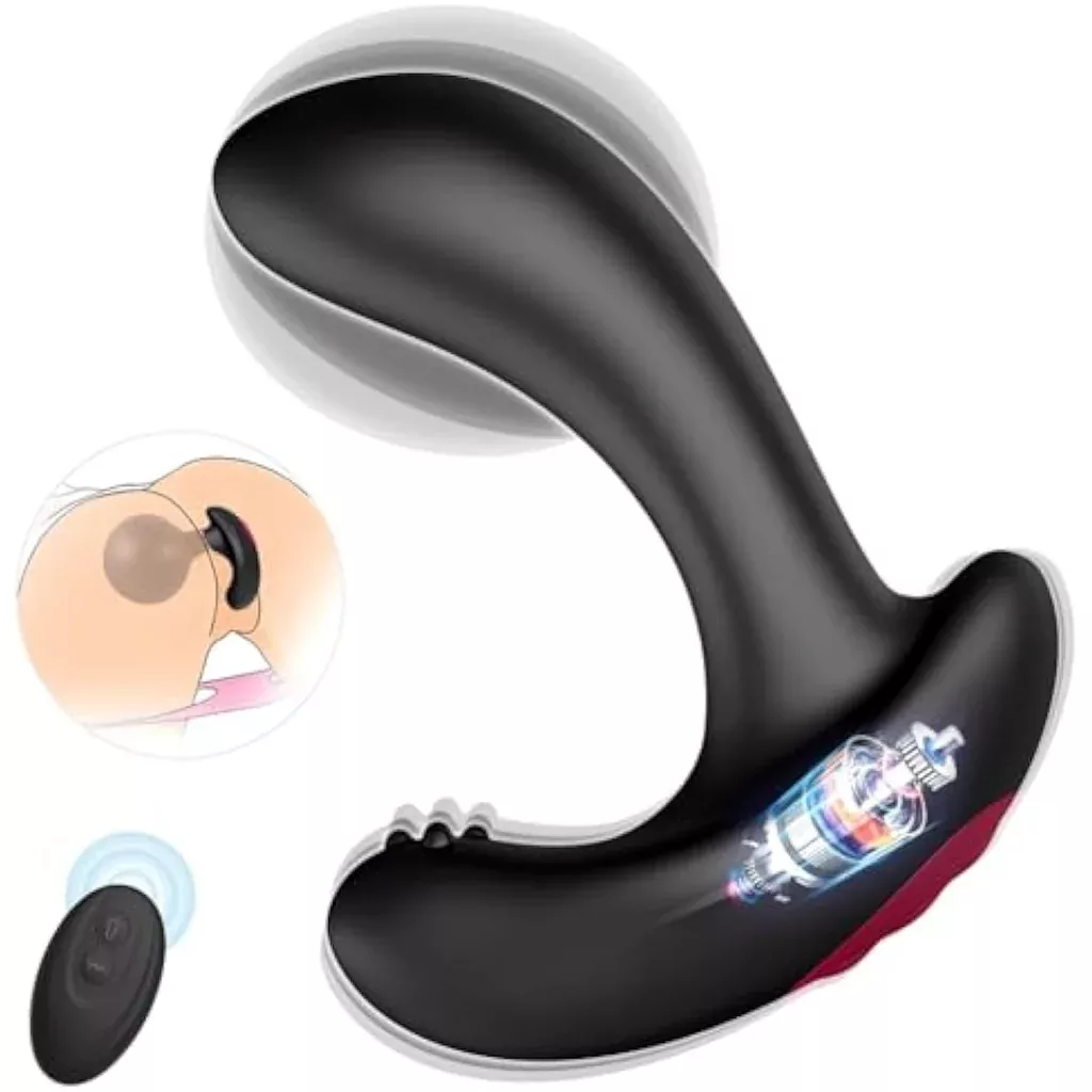 2-in-1-prostate-vibrating-inflatable-anal-plug-anal-vibrator-sex-toy-with-10-vib 2 In 1 Prostate Vibrating Inflatable Anal Plug - Anal Vibrator Sex Toy With 10 Vibration Mode Remote Control G-Spot Vibrators For Woman Prostate Stimulator Massager For Man