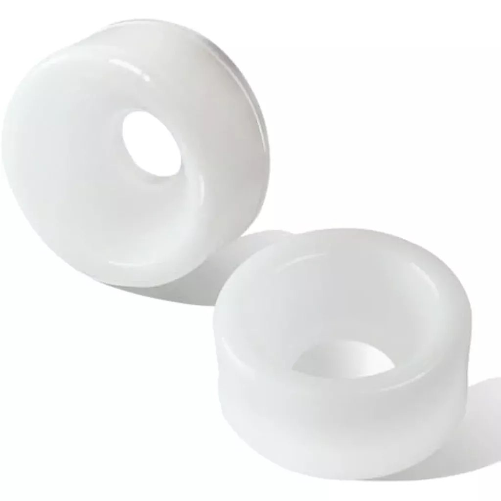 2-piece-premium-silicone-penis-pump-sleeve-male-sex-toys-2-sizes-fits-2-59-inch- 2-Piece Premium Silicone Penis Pump Sleeve Male Sex Toys, 2 Sizes, Fits 2.59-Inch Cylindrical Penis, Stretchy, Soft, Comfortable, Durable Silicone Vacuum-Sealed Ring Penis Enlarger Accessory (White)