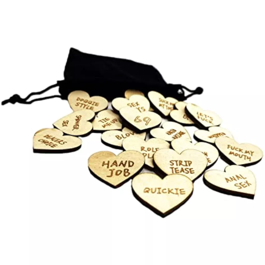 20Pcs Funny Tokens Sex,Date Night Activity Tokens Funny Wooden Couples Date Night Activity Token Romantic Funny Sex Token Gift Valentines Ideas Gifts for Couples