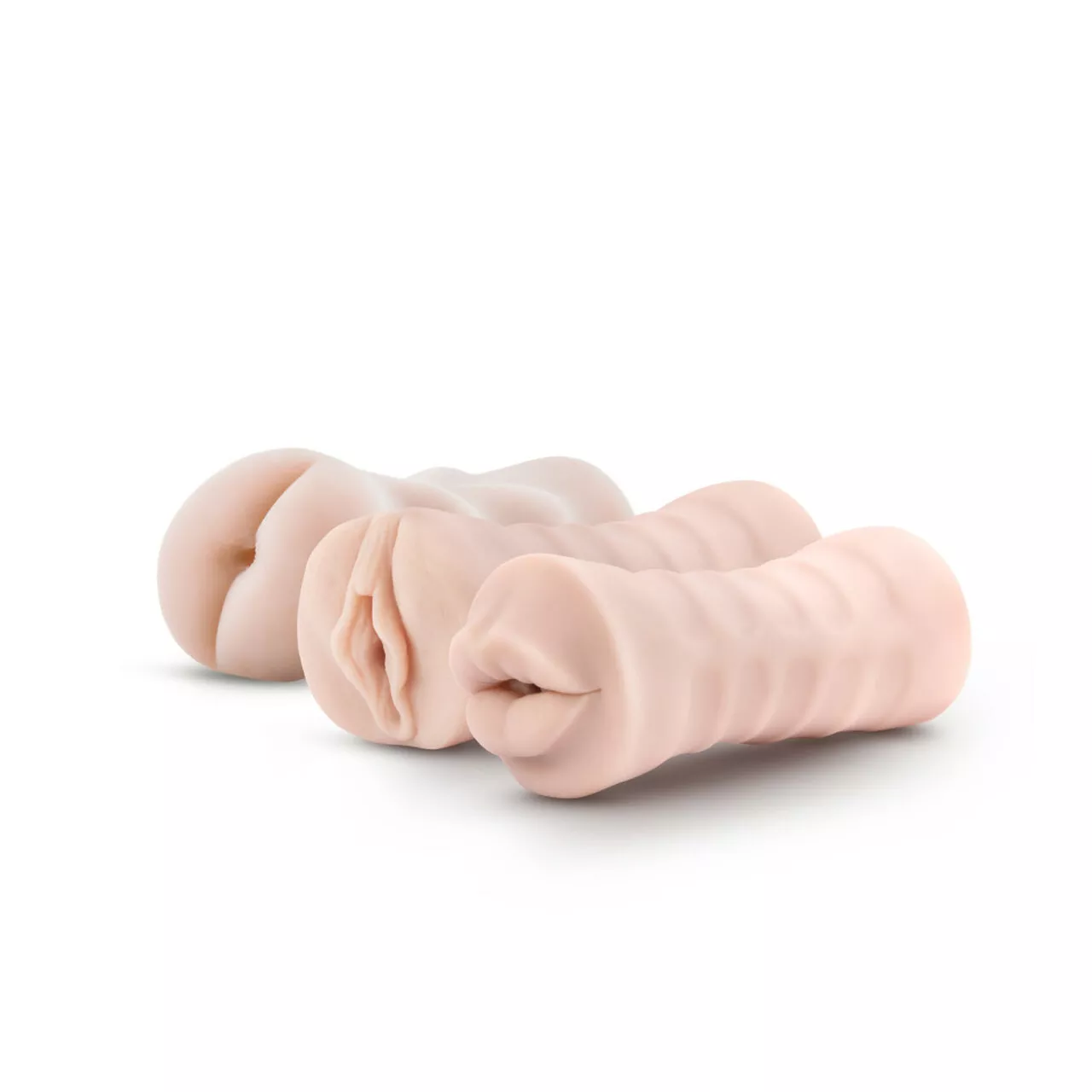 3-pack-self-lubricating-vibrating-masturbator-kit 3-Pack Self-Lubricating Vibrating Masturbator Kit