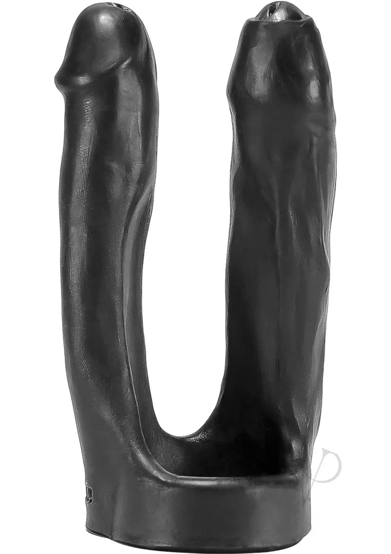 3-way-triple-penetrator-silicone-strapon-dong-black-8-inches 3-Way Triple Penetrator Silicone Strapon Dong Black 8 Inches