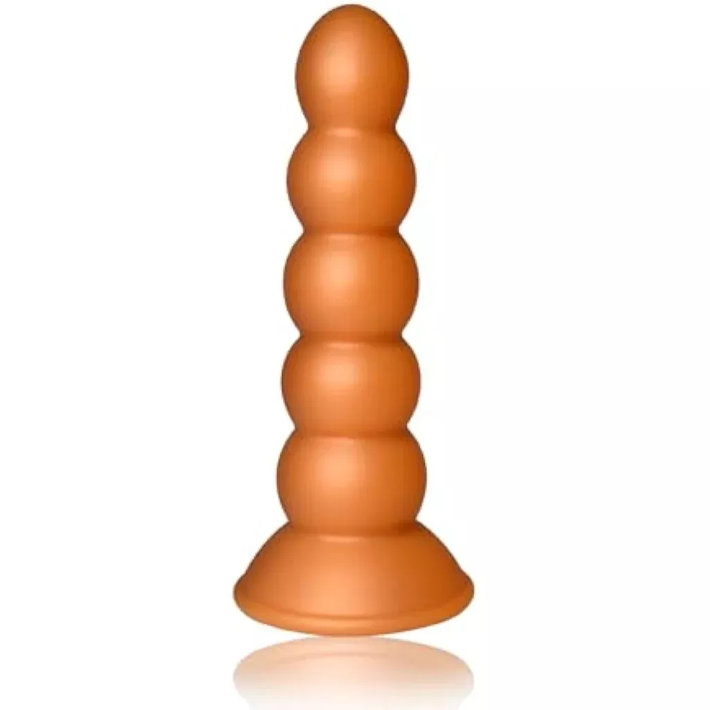 5-sizes-anal-beads-butt-plug-g-spot-dildo-soft-prostate-massager-vaginal-stimula 5 Sizes Anal Beads Butt Plug G-Spot Dildo Soft Prostate Massager Vaginal Stimulation Strong Suction Cup Liquid Silicone Anal Stretcher Adult Sex Toys (M)