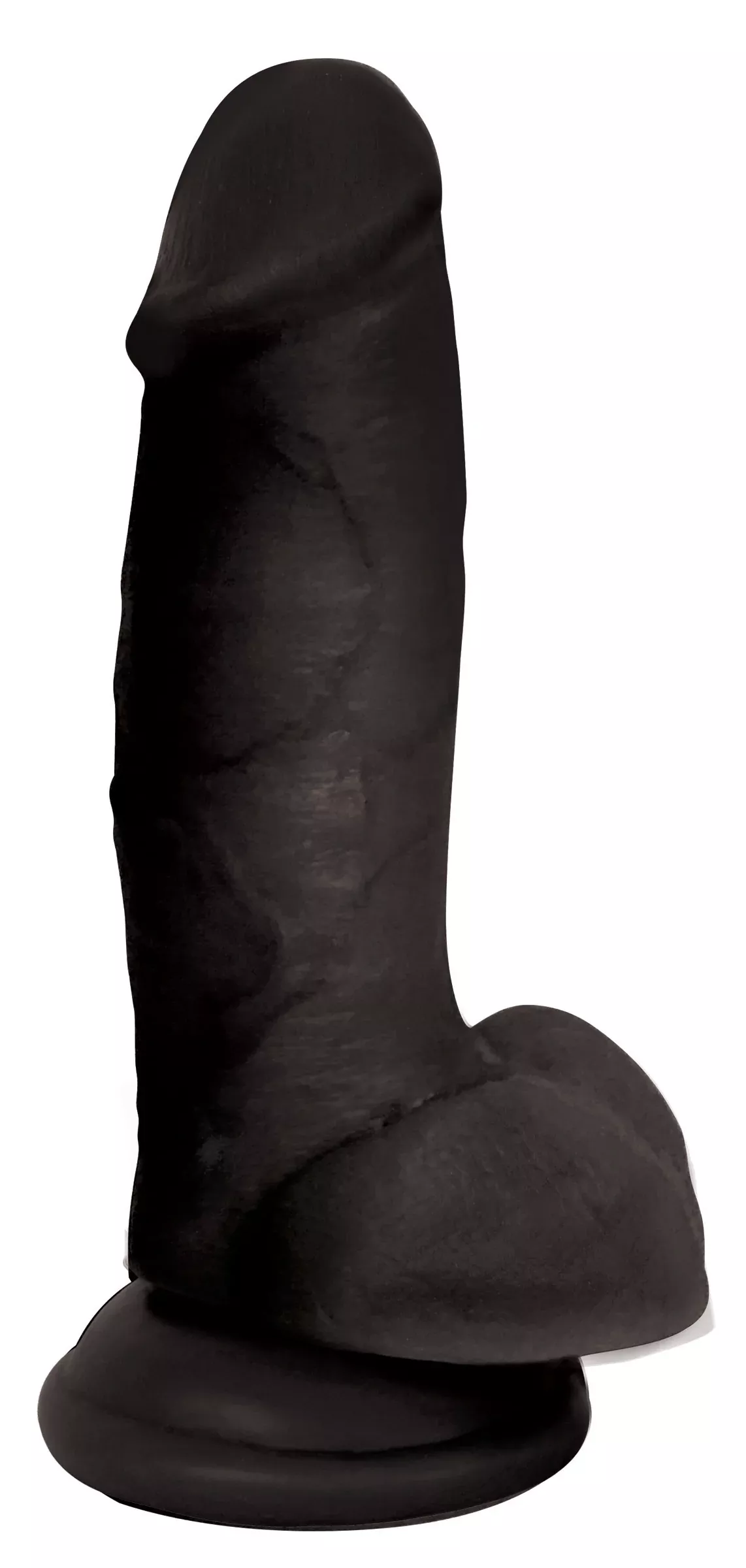 7 Inch Dildo With Balls - Black