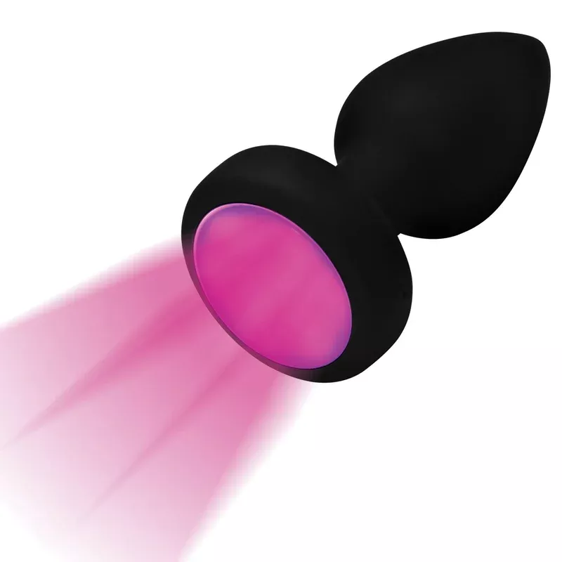 7x-light-up-rechargeable-anal-plug-small 7X Light Up Rechargeable Anal Plug - Small