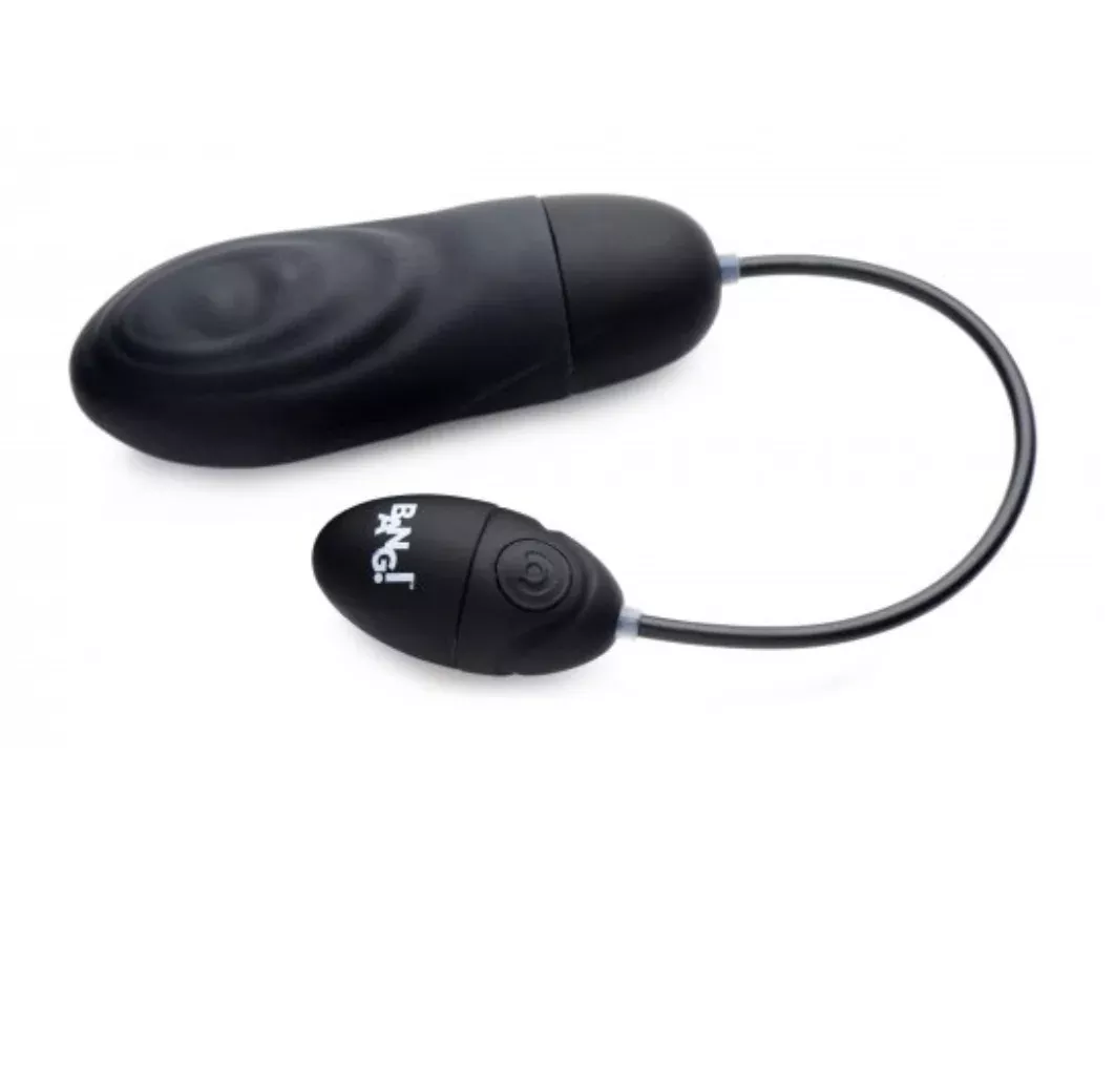 7x-pulsing-rechargeable-silicone-vibrator-black 7X Pulsing Rechargeable Silicone Vibrator - Black