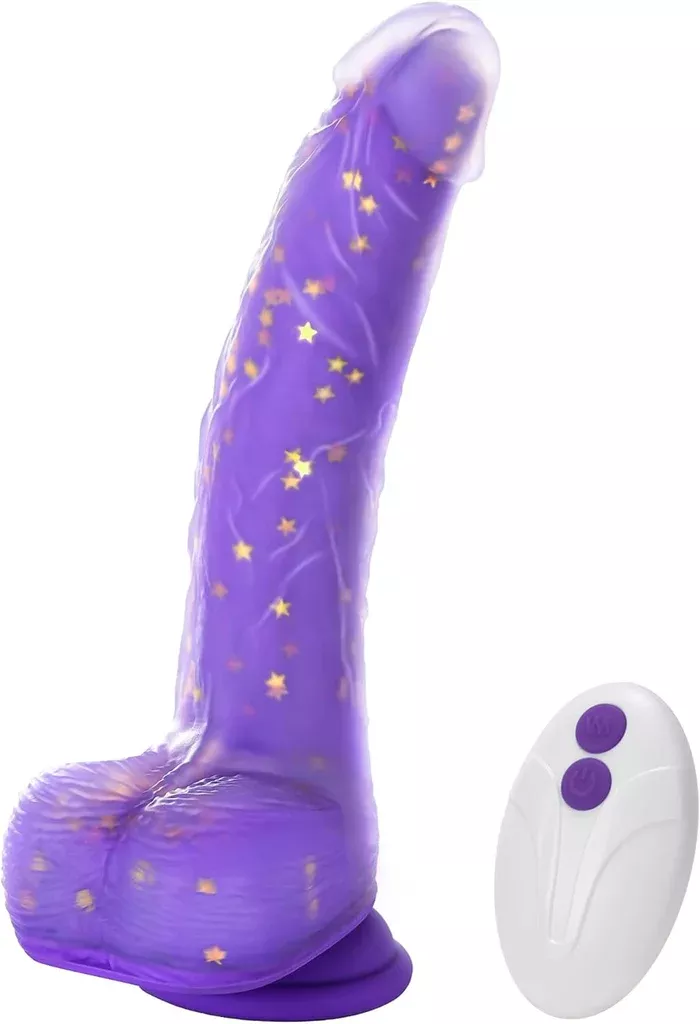 9-25-thrusting-dildo-vibrator-heated-remote-controlled-suction-cup-toy 9.25" Thrusting Dildo Vibrator – Heated, Remote-Controlled, Suction Cup Toy