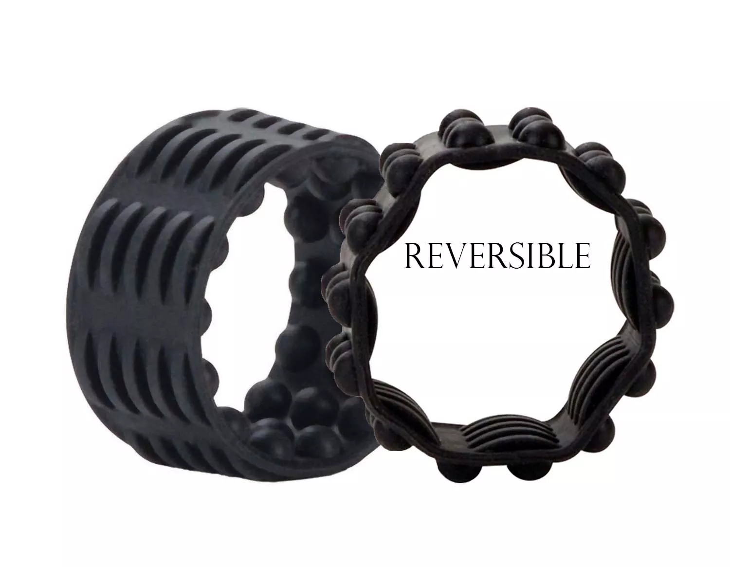 adonis-silicone-reversible-enhancer-penis-ring-black Adonis Silicone Reversible Enhancer Penis Ring Black