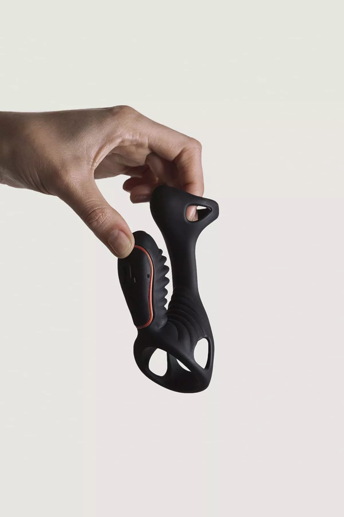 Adrien Lastic Gladiator Vibrating Penis Ring – Black/Red