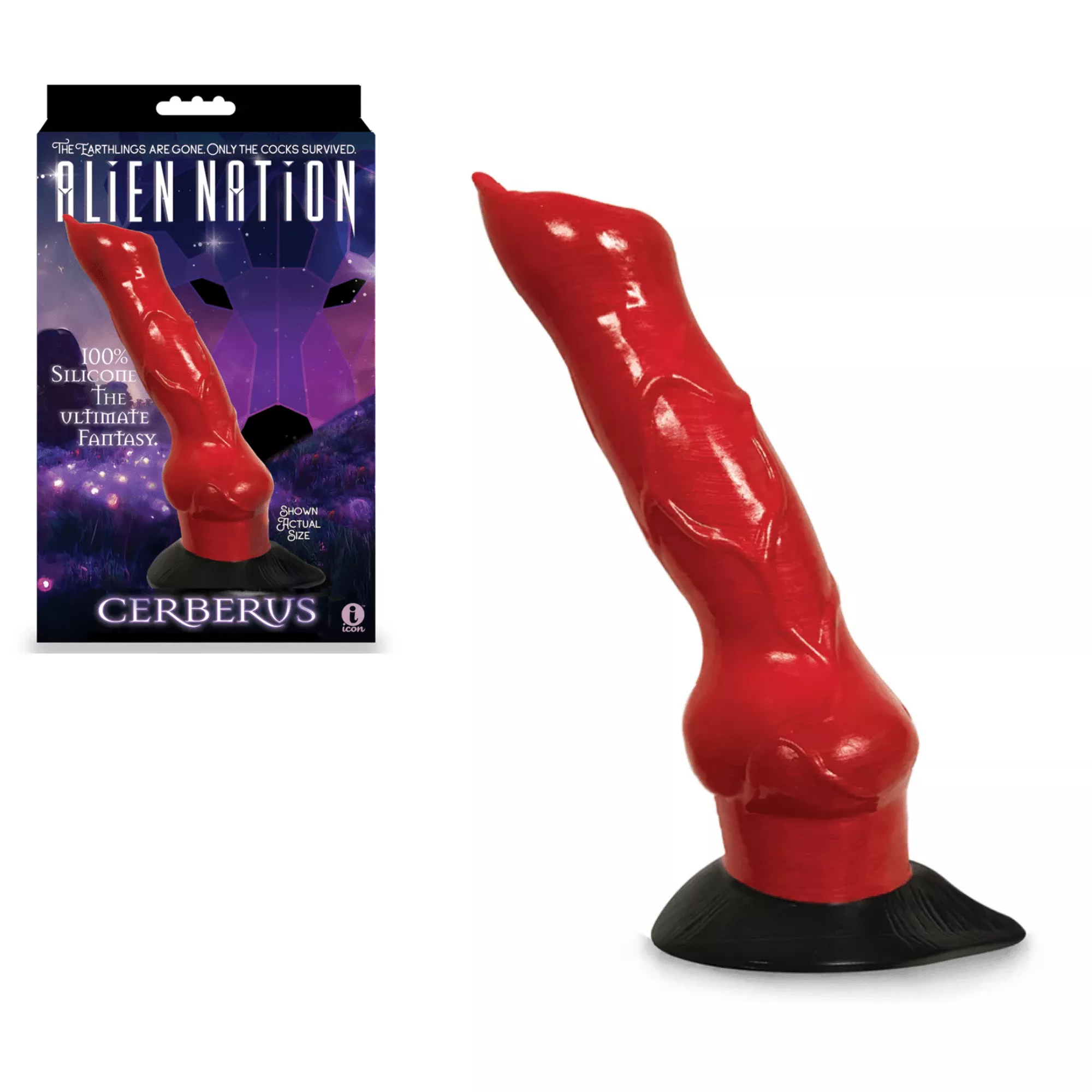 alien-nation-cerberus-creature-fantasy-harness-compatible-silicone-dildo-red Alien Nation Cerberus Creature Fantasy Harness Compatible Silicone Dildo – Red
