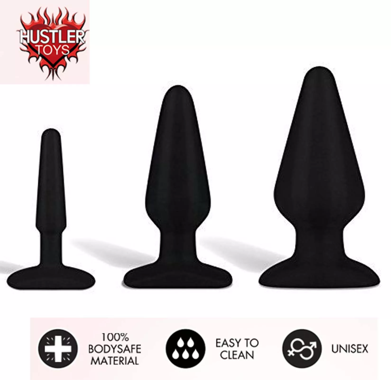 all-about-anal-training-kit-silicone-butt-plugs-black-3-each-per-kit-hustler All About Anal Training Kit Silicone Butt Plugs Black 3 Each Per Kit Hustler