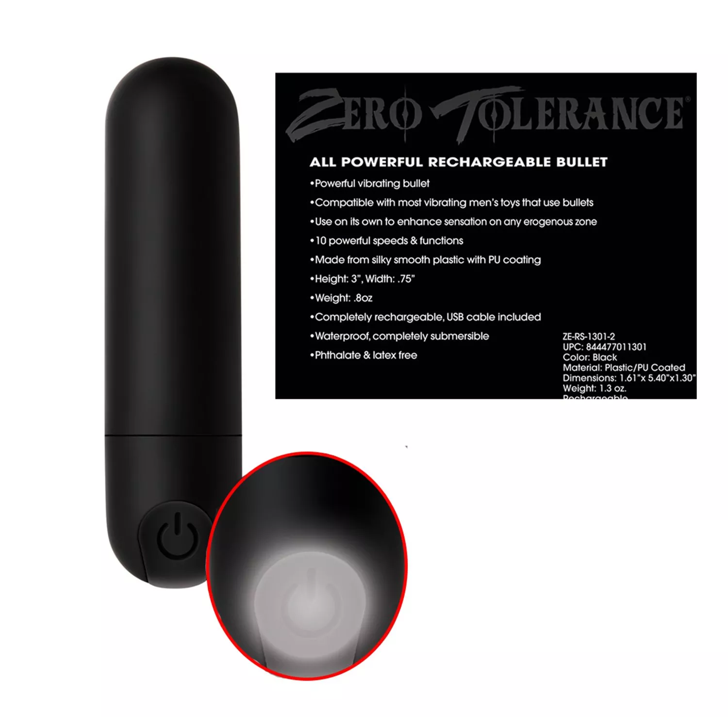 all-powerful-usb-rechargeable-bullet-vibrator-waterproof-black All Powerful USB Rechargeable Bullet Vibrator Waterproof Black