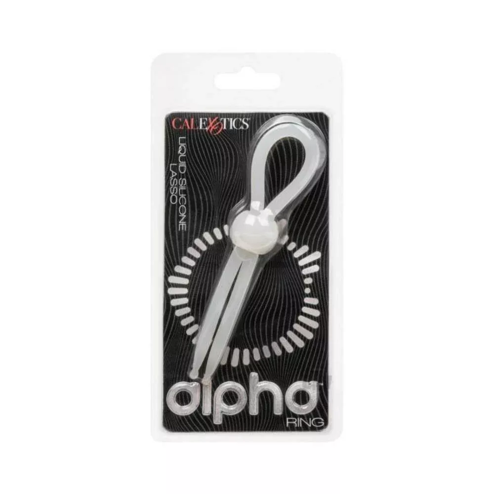 alpha-liquid-silicone-lasso-cock-ring-natural Alpha Liquid Silicone Lasso Cock Ring - Natural