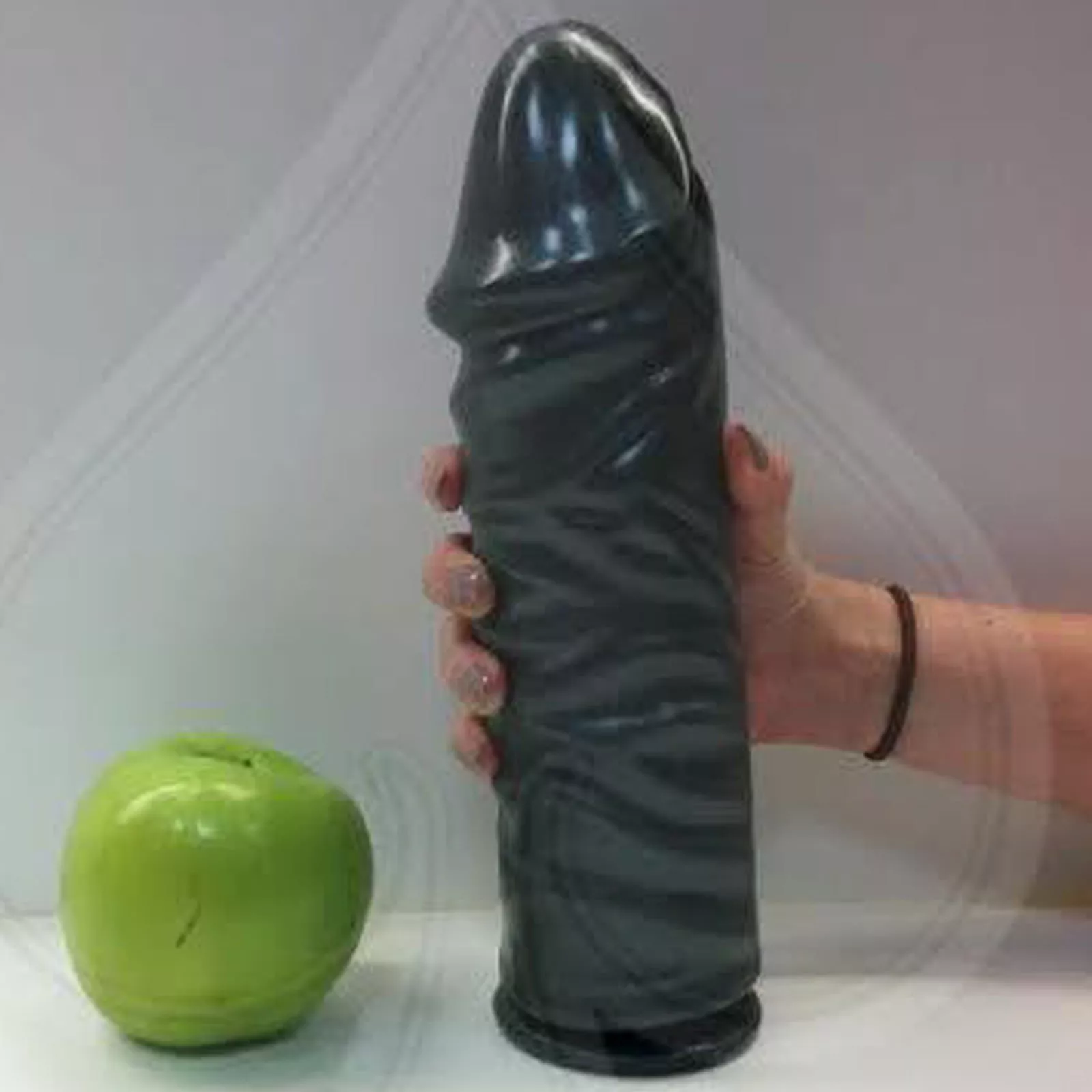 american-bombshell-bunker-buster-huge-butt-plug-grey-10-7-inch-long-9-75-inch-gi American Bombshell Bunker Buster Huge Butt Plug Grey 10.7 Inch Long 9.75 Inch Girth