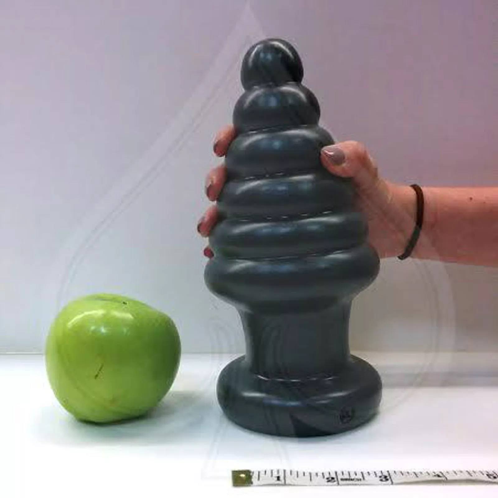 american-bombshell-destroyer-huge-butt-plug-grey-8-inch-long-13-18-inch-girth American Bombshell Destroyer Huge Butt Plug Grey 8 Inch Long 13.18 Inch Girth