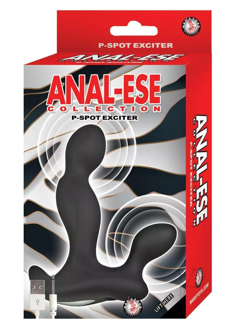 anal-ese-silicone-p-spot-prostate-stimulator-black Anal-Ese Silicone P-Spot Prostate Stimulator Black