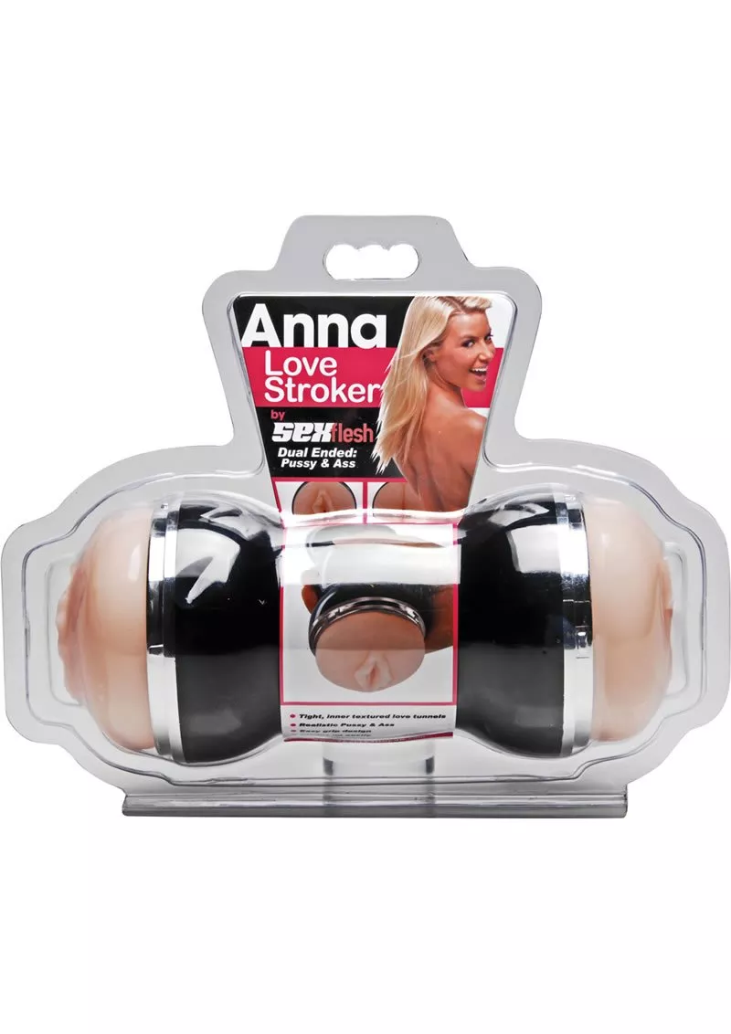 Anika Dual Ended Love Stroker Double Pussy And Anal Masturbator Flesh 8 Inch