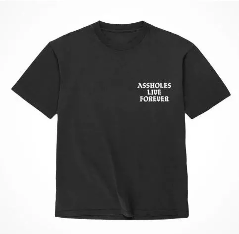 assholes-live-forever-black-white-large Assholes Live Forever Black & White - Large