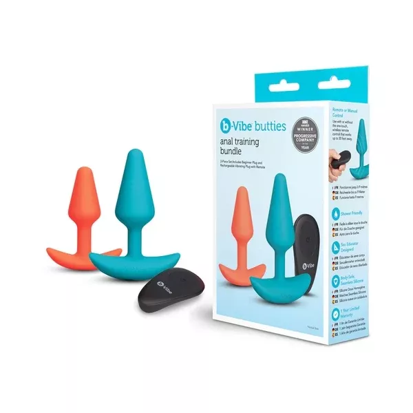 b-vibe-butties-anal-training-2-piece-set B-Vibe Butties Anal Training 2-Piece Set