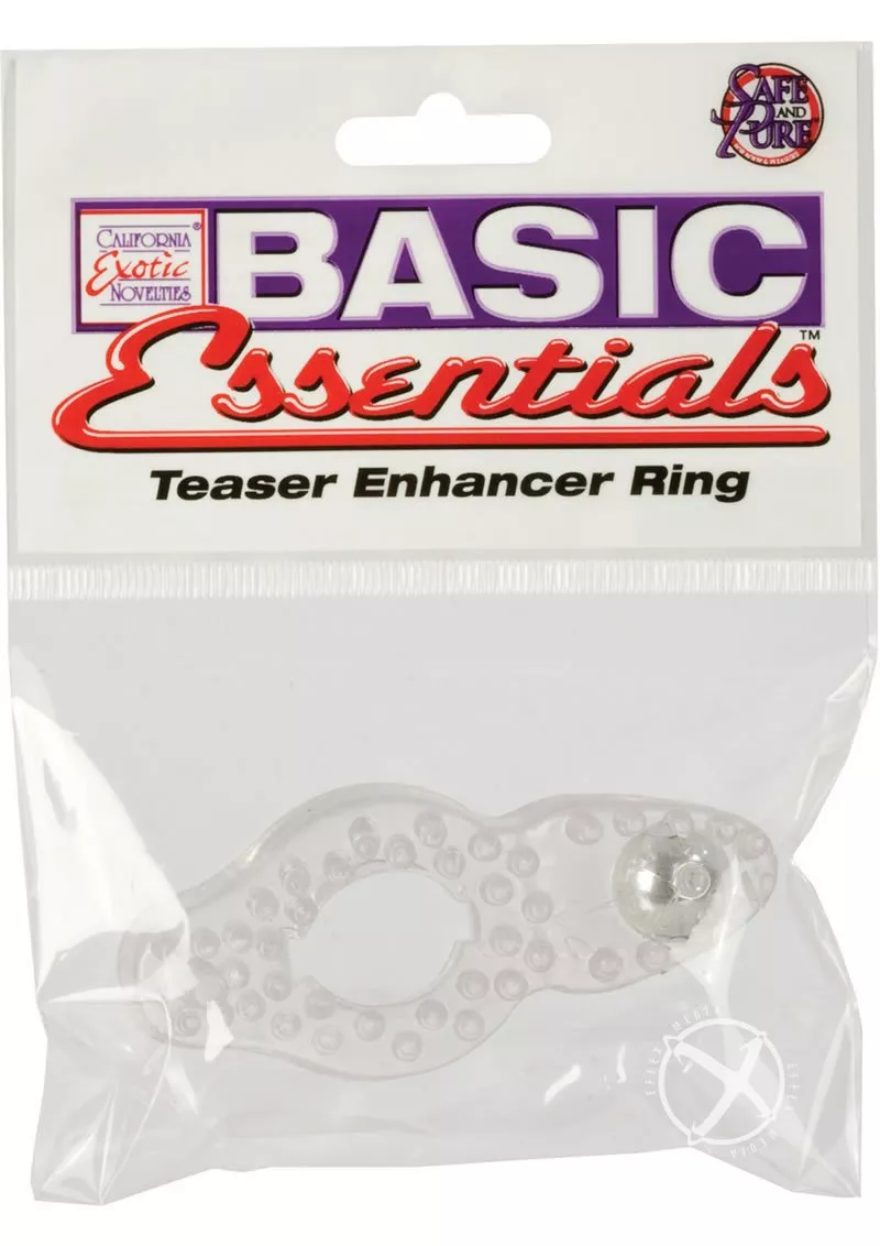 basic-essentials-teaser-enhancer-penis-ring-clear Basic Essentials Teaser Enhancer Penis Ring Clear