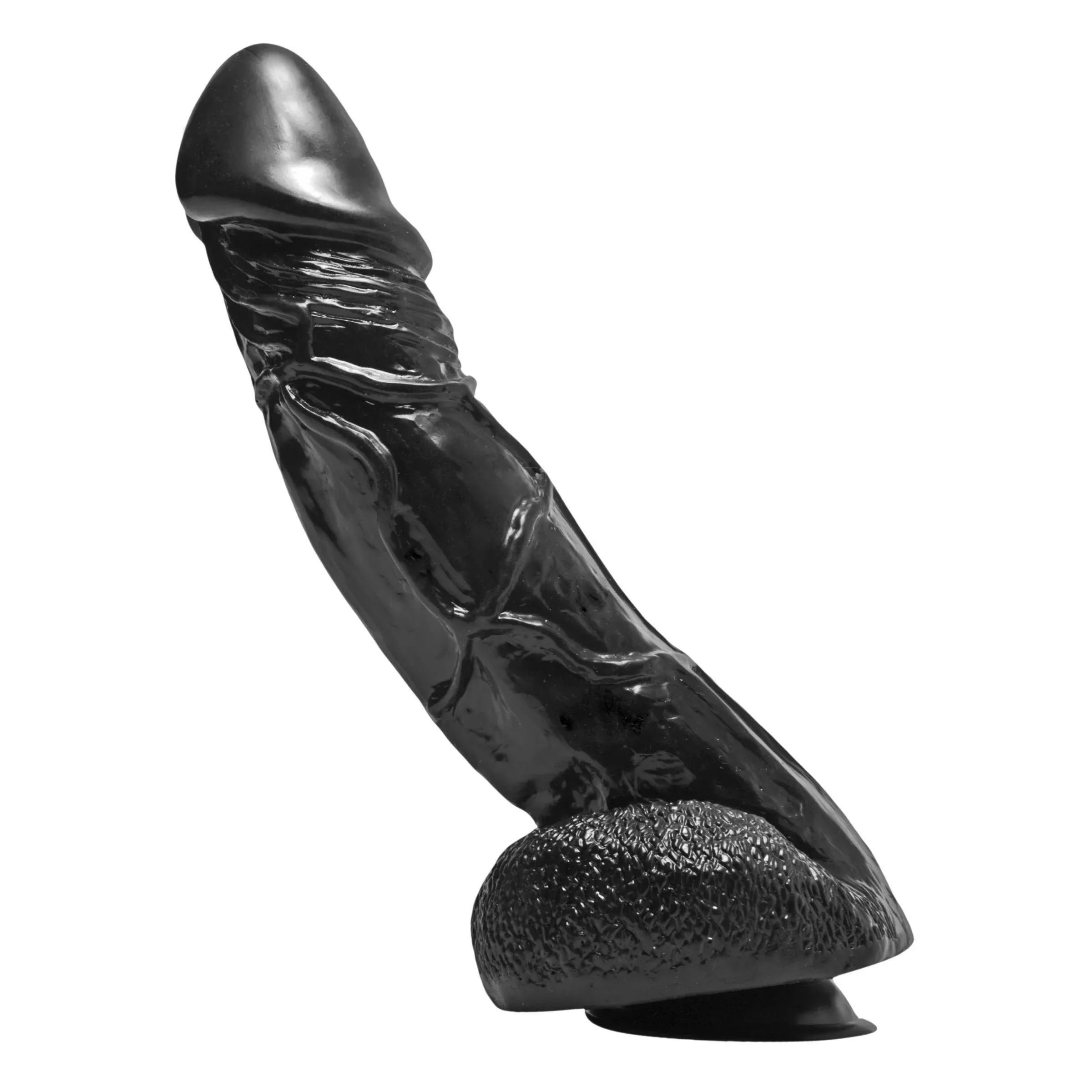 big-black-bob-11-inch-suction-cup-dildo Big Black Bob 11 Inch Suction Cup Dildo
