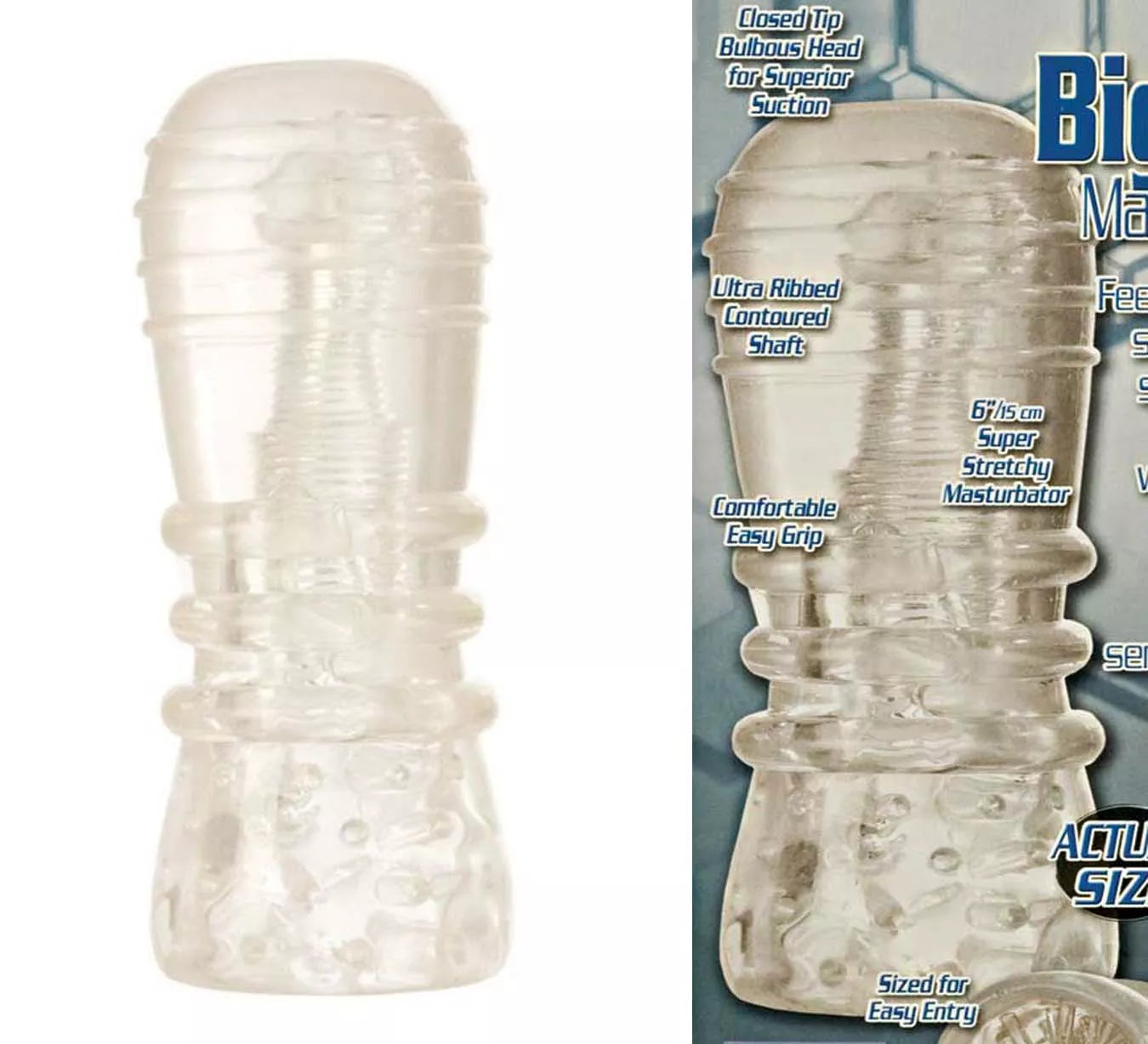 BIG MAN Masturbation Sleeve CLEAR