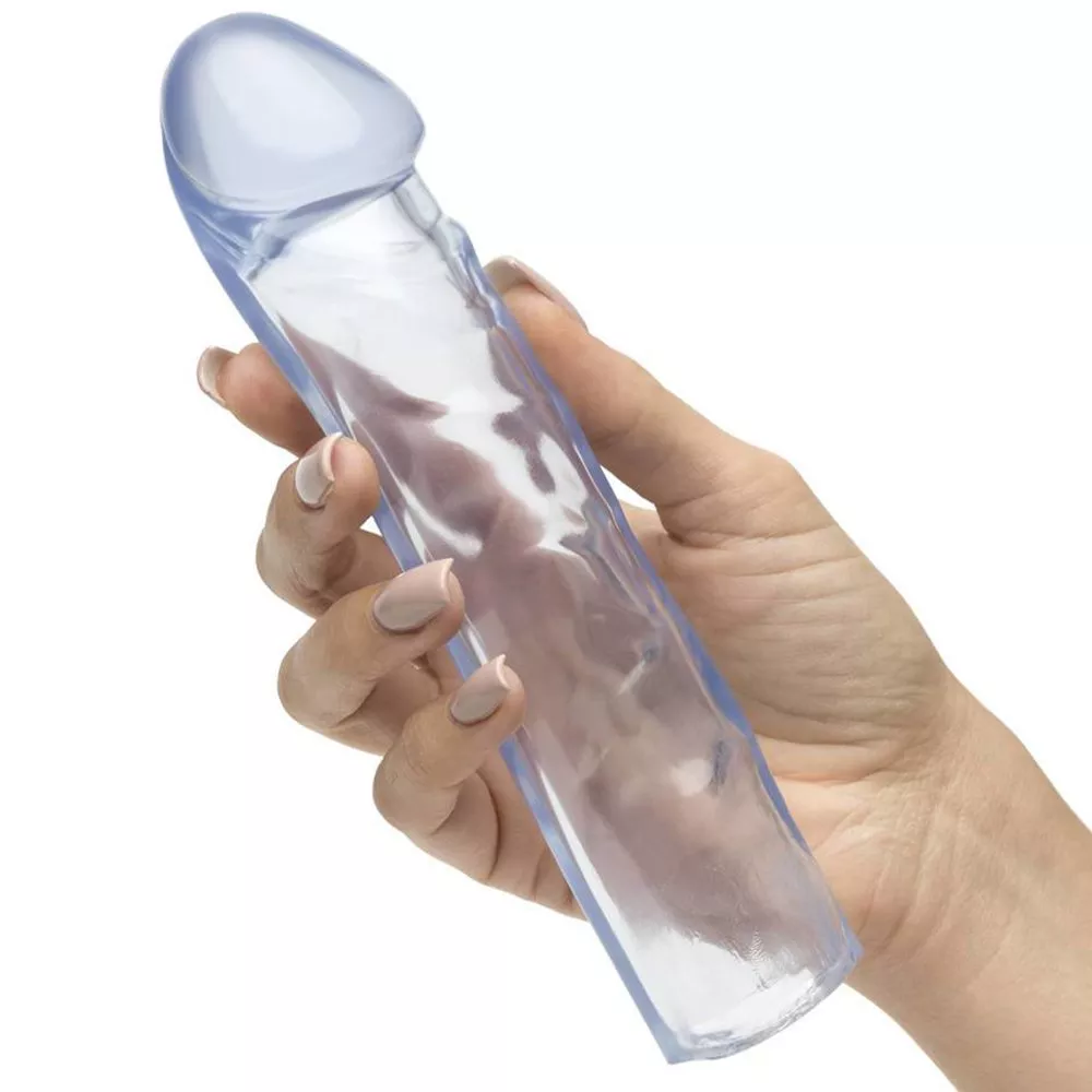 Big Warhead Penis Sleeve 8 Inch Clear