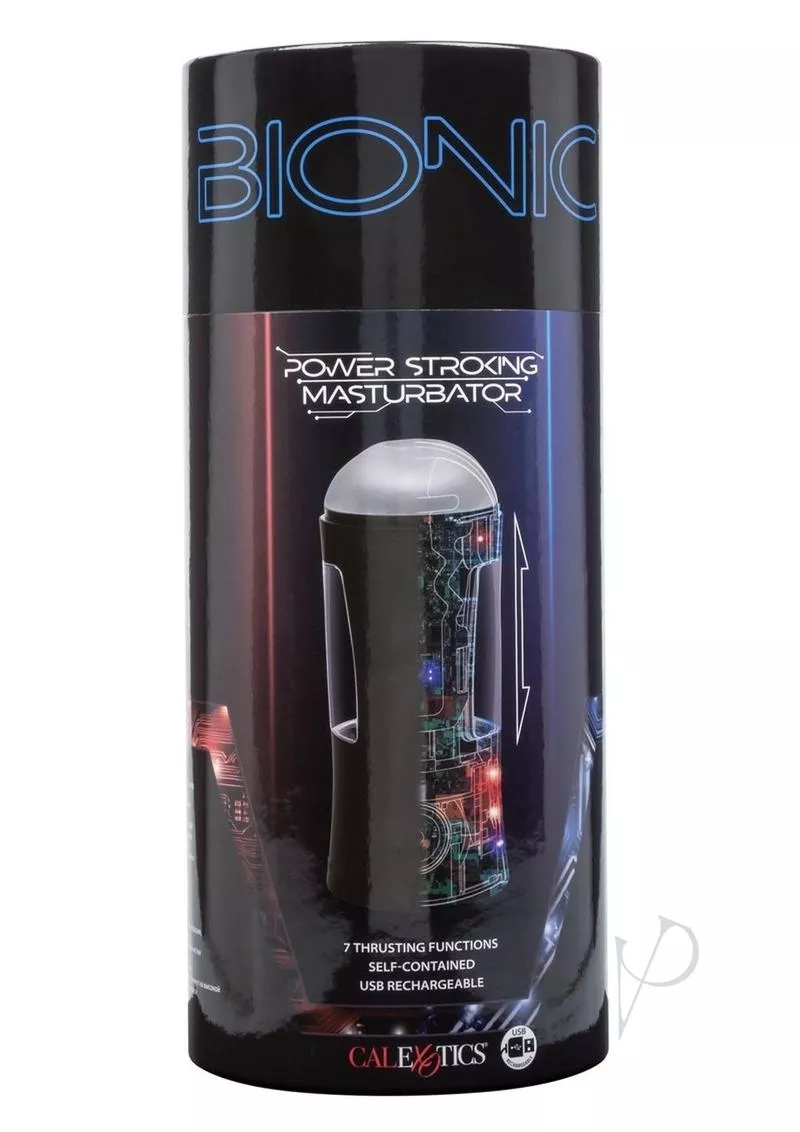 Bionic Power Stroking Rechargeable Thrusting Vibrating Masturbator