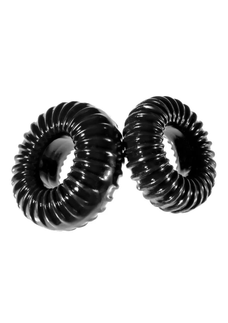 Blend Pack Ribbed Slim Non-Vibrating Penis Ring Stronger Erection