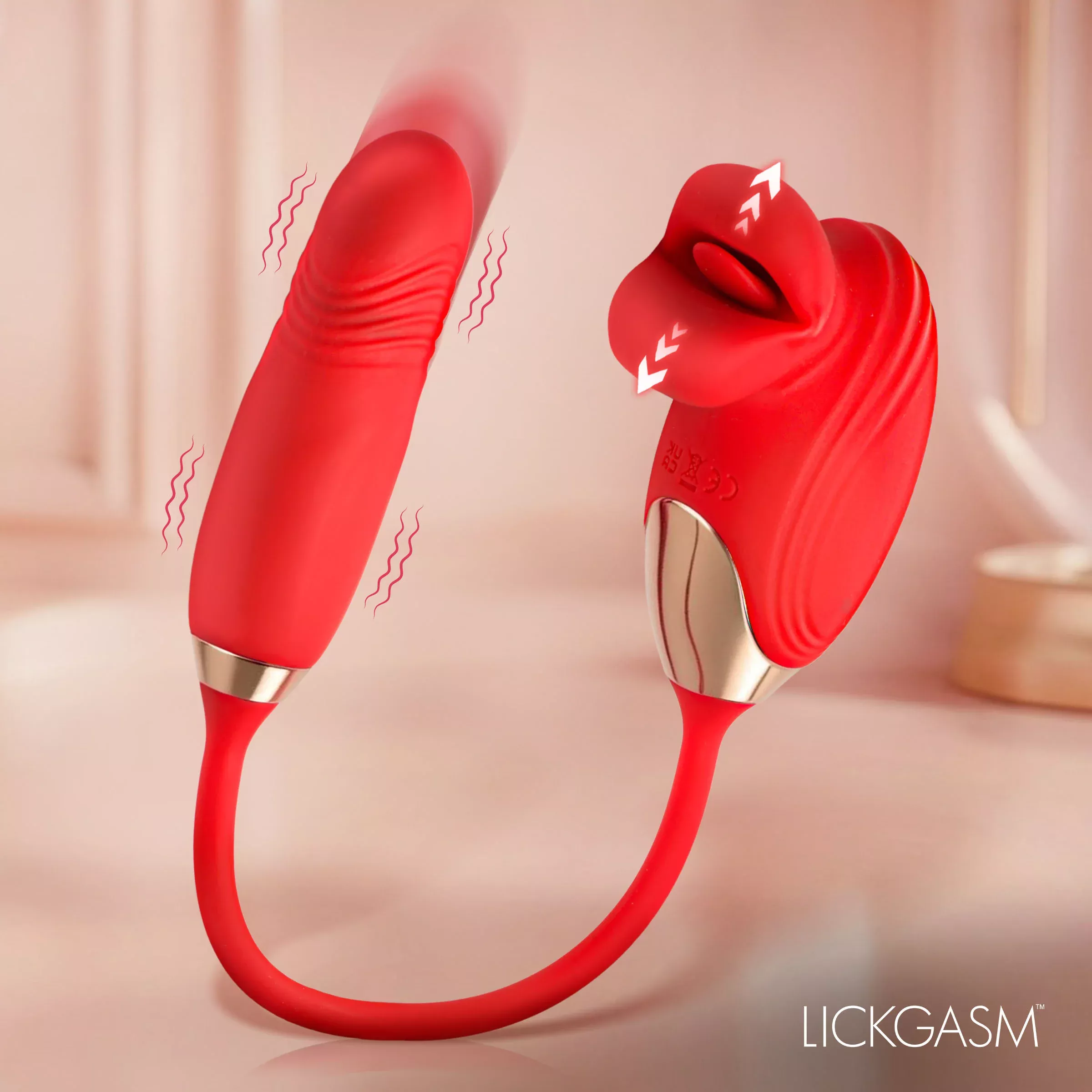 bliss-kiss-kissing-clitoral-stimulator-with-thrusting-vibrator Bliss Kiss Kissing Clitoral Stimulator with Thrusting Vibrator