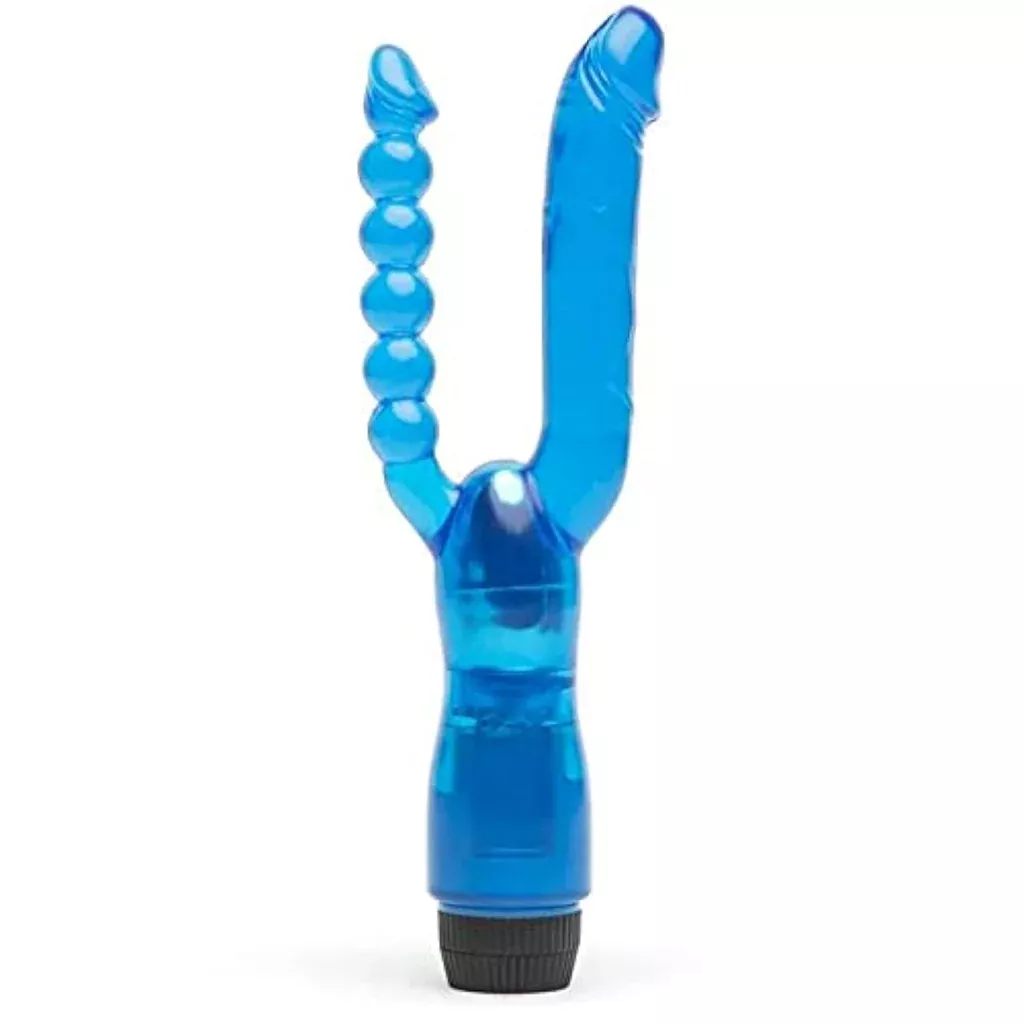 blue-double-lover-double-penetration-vibrator-pvc-multispeed-vibrations Blue Double Lover Double Penetration Vibrator - Pvc - Multispeed Vibrations