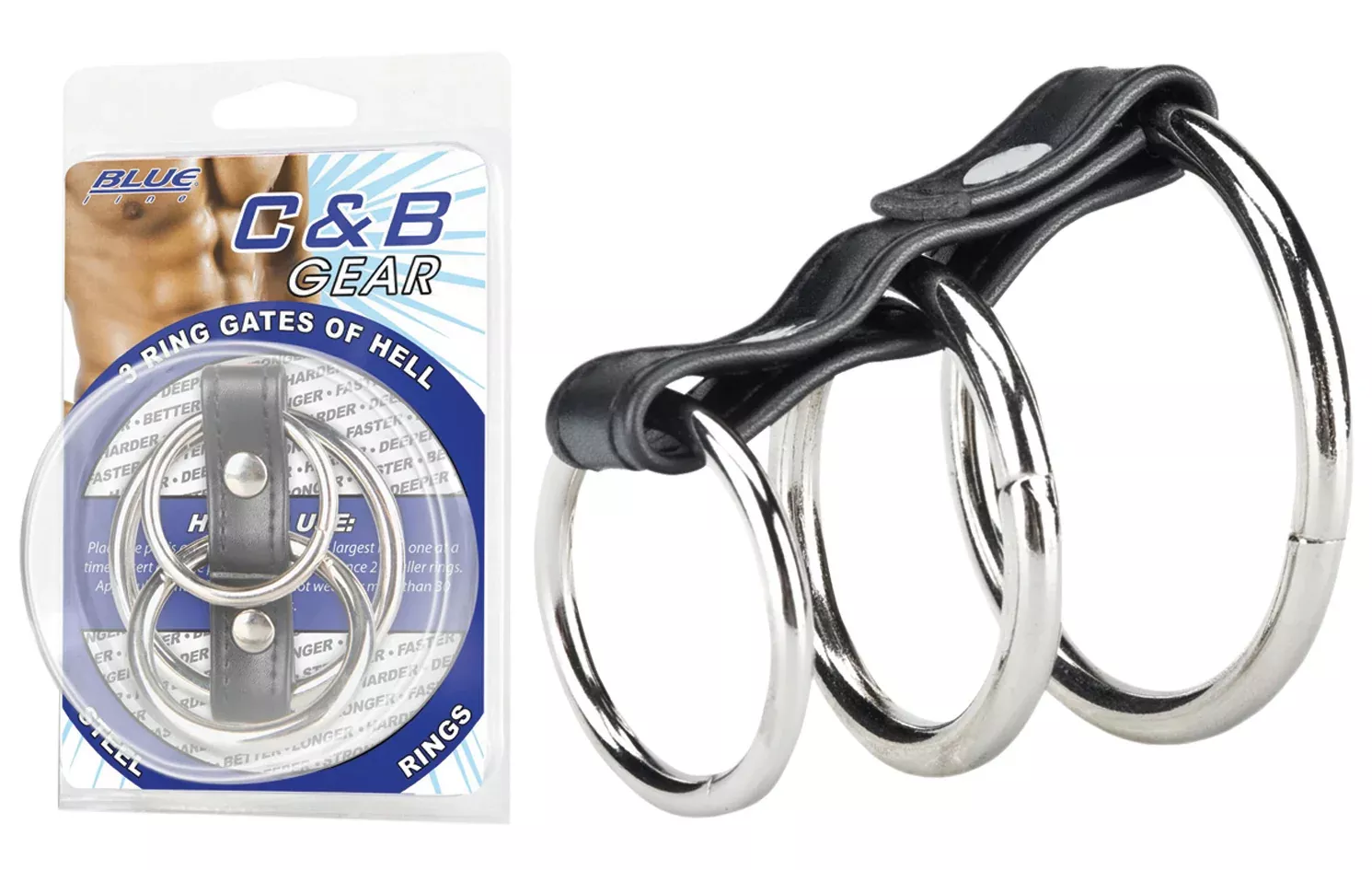 blue-line-c-b-gear-3-ring-gates-hell-metal-cock-ring BLUE LINE C&B GEAR 3 Ring Gates Of Hell Metal Cock Ring